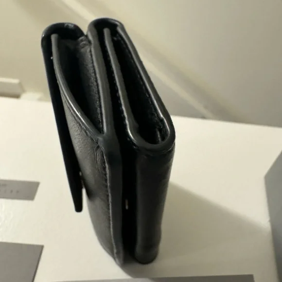 NEW ✨ BALENCIAGA PAPIER TRIFOLD MINI WALLET IN BLACK - Picture 3 of 4